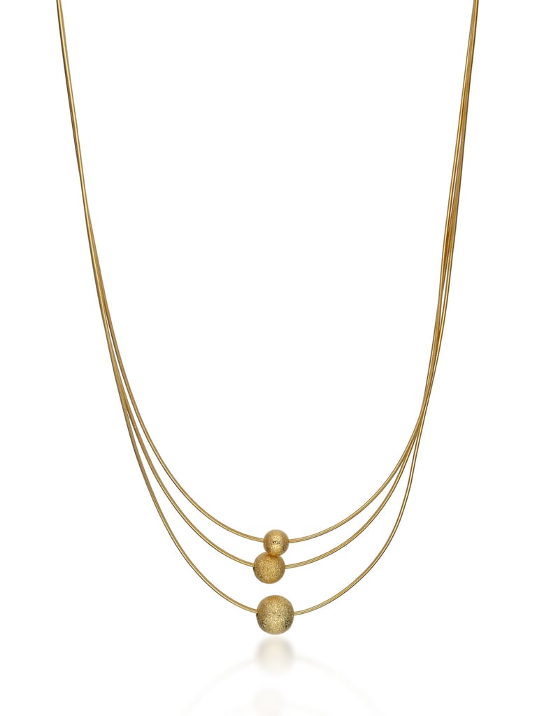 Western Necklace in Gold finish - CNB27731