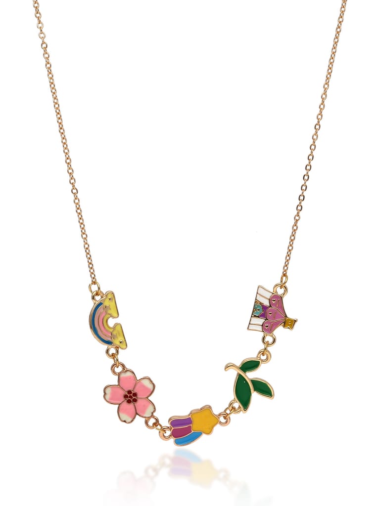 Western Necklace in Gold finish - CNB27898