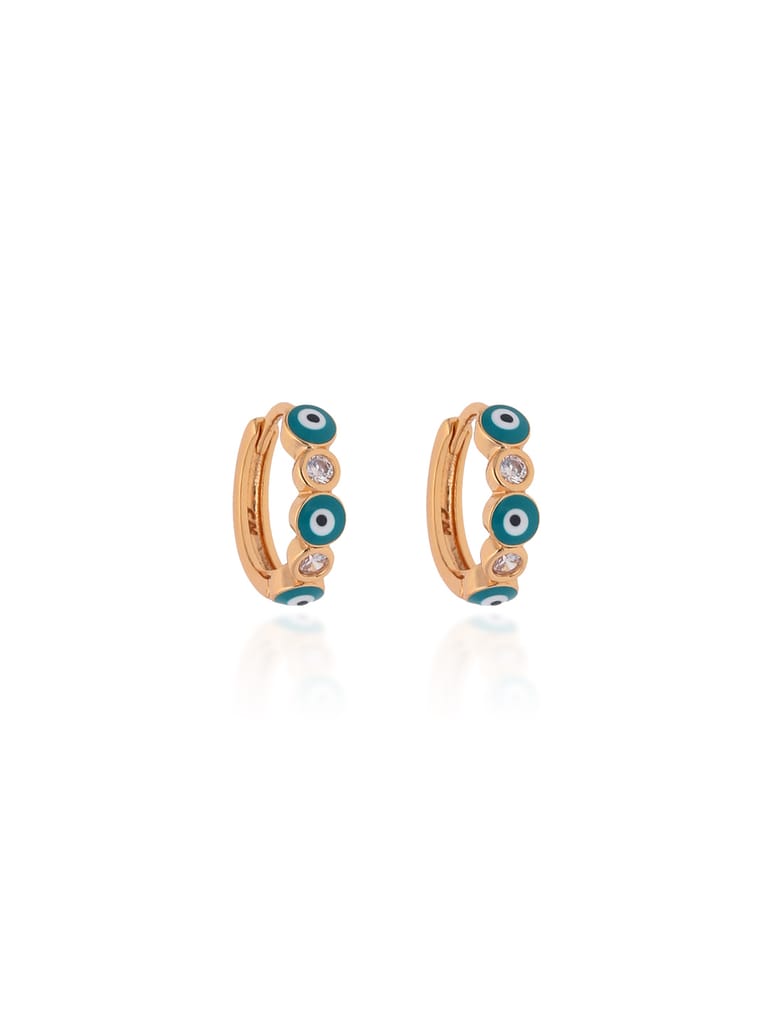 Evil Eye Bali type Earrings in Firoza color - CNB19250