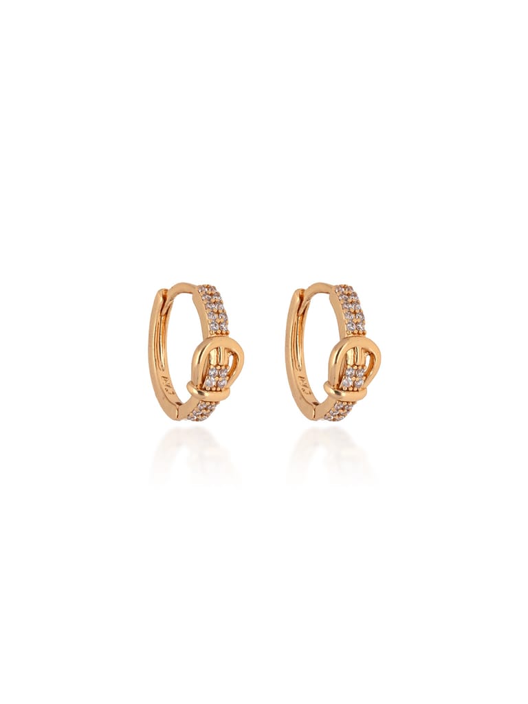 AD / CZ Bali / Hoops in Gold finish - CNB24639