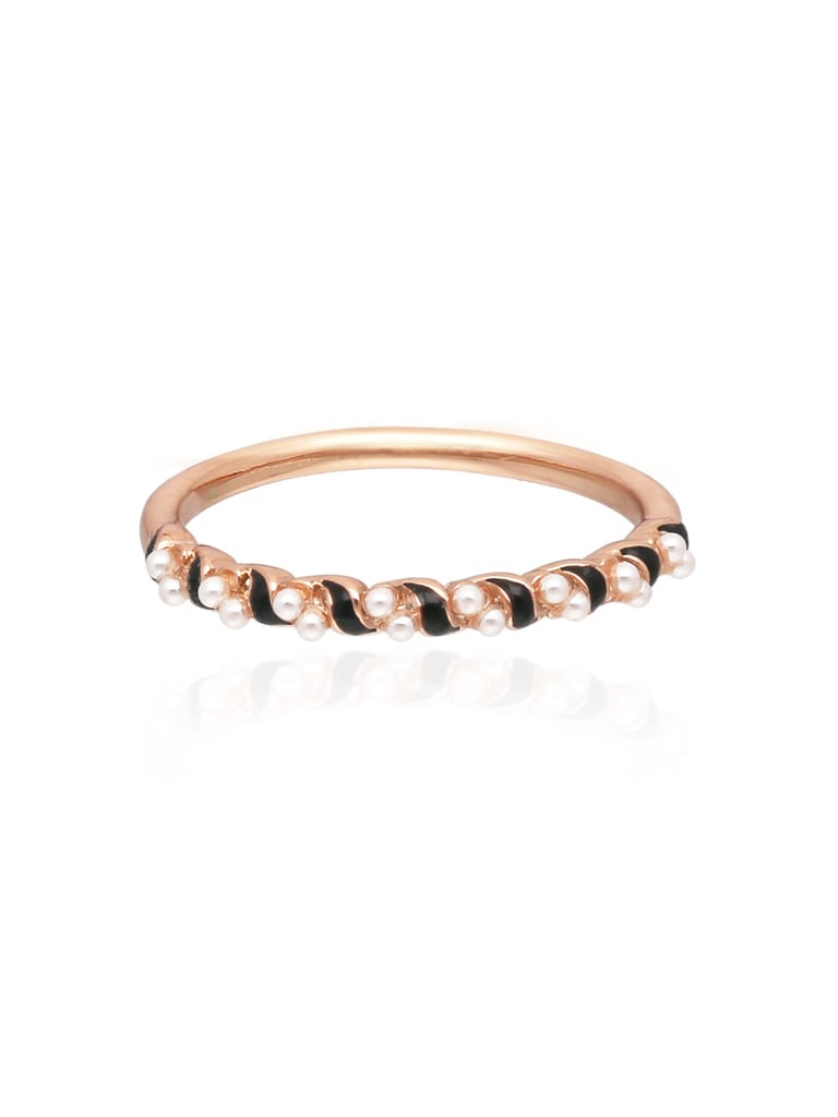Western Finger Ring in Rose Gold finish - CNB4741