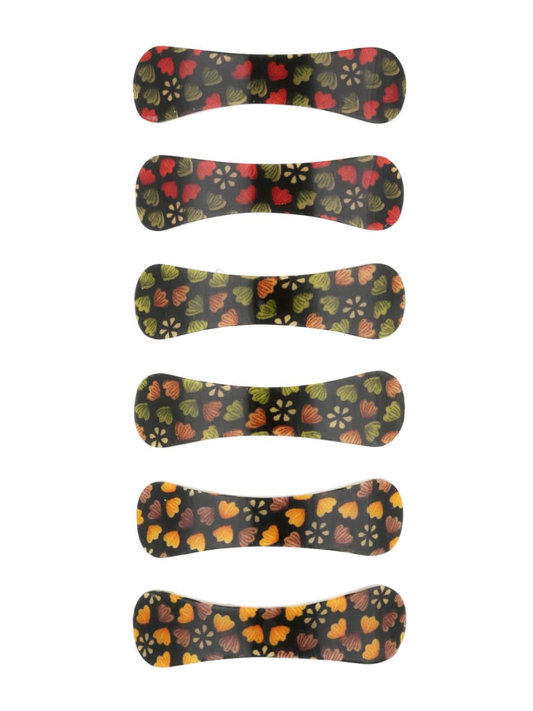 Printed Hair Clip in Assorted color - NIH904