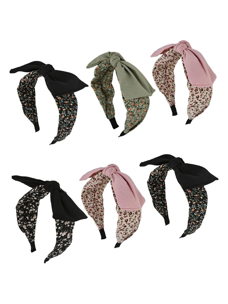 Printed Hair Band in Assorted color - CNB29660