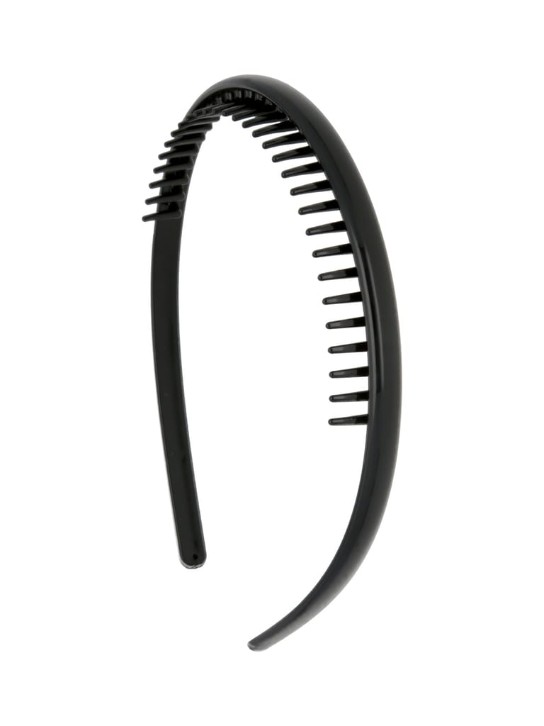 Plain Hair Band in Black color - AS4053M