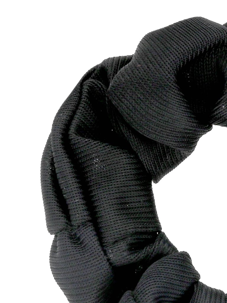 Plain Scrunchies in Black color - BHE2559