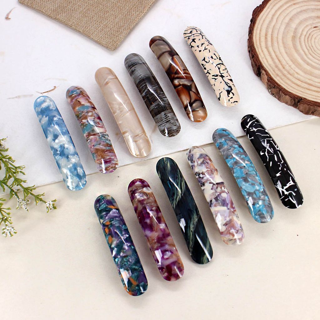 Printed Hair Clip in Assorted color - CNB30503