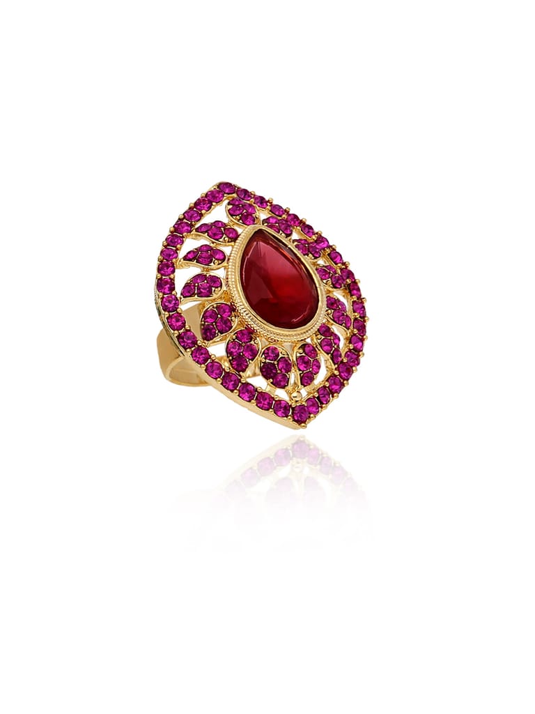 Traditional Finger Ring in Gold finish - PPW16868