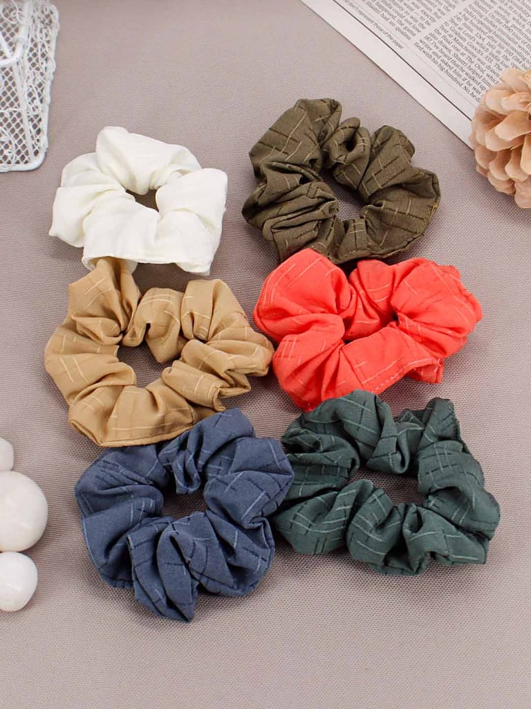 Plain Scrunchies in Assorted color - CNB30685