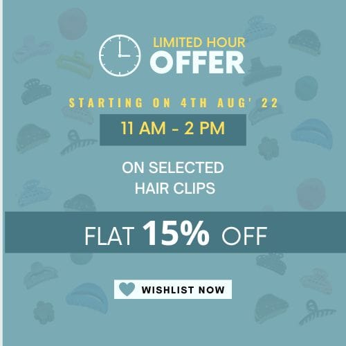 Rush Hour Sale - Upto 15% Off on Hair Clips - CheapNbest