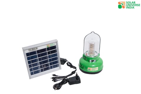 Solar LED Lantern cum Lamp - Eco-Lite with 3W LED & Mobile Charging