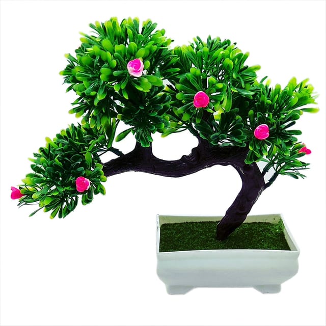 Artificial Plant with Pot by Foliyaj� | Bonsai Tree | Artificial Plants Indoor for Home Decor Living Room
