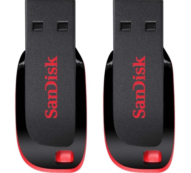SanDisk Cruzer Blade SDCZ50-32G 32GB Pen Drive (Pack of 2)