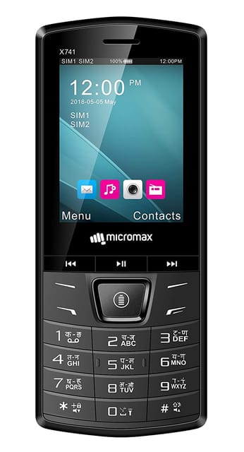 Micromax X741 Mobile Phone (Black)