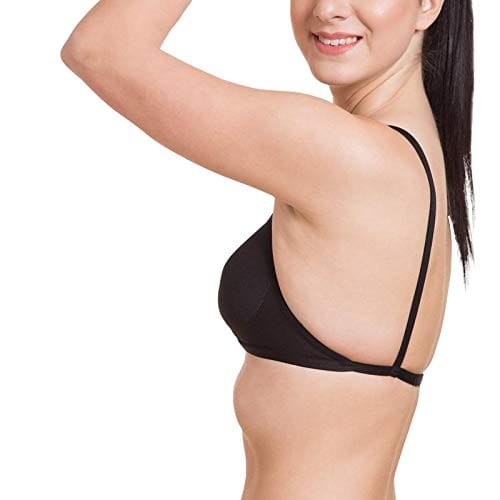 IPP Women's Cotton Rich Padded Bra for Women with Full Coverage (Pack of 3) Size 34 Black