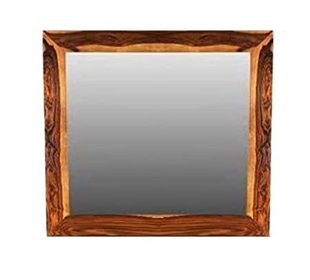 Shilpi Shessam Wood Square Mirror Frame 48 inchesShilpi Shessam Wood Square Mirror Frame 48 inches