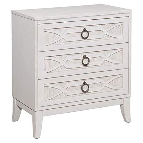 Shilpi Handicrafts Sheesham Wooden Chest of Drawers in White Color for Living Room