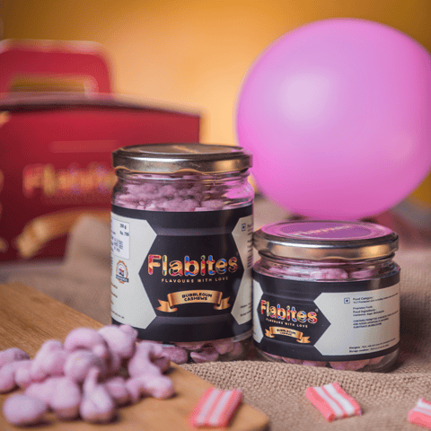 Flabites Bubble Gum Cashew 150 Gms