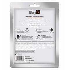 Skin Fx Refreshing & Glowing  Women Serum Mask Pack of 1
