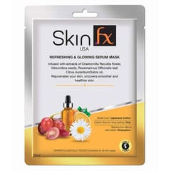 Skin Fx Refreshing & Glowing Serum Mask Pack of 2