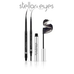 Star Struck- Stellar Eyes 3pc Kit- Black (Volumizing Masacara, Eye Definer, Brow Pencil)