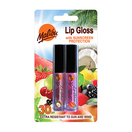 Malibu Lip Gloss (Set of 2), SPF 30,