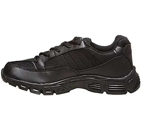 bata black sports shoes