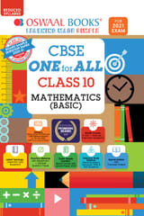 Oswaal CBSE One for All, Mathematics (Basic), Class 10 (Reduced Syllabus) (For 2021 Exam)