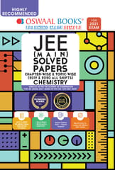 Oswaal JEE Main Solved Papers Chapterwise & Topicwise (2019 & 2020 All shifts 32 Papers) Chemistry Book (For 2021 Exam)