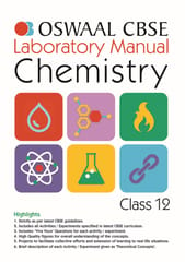 Oswaal CBSE Laboratory Manual Class 12 Chemistry Book (For 2022 Exam)