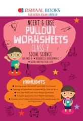 Oswaal NCERT & CBSE Pullout Worksheets Class 7 Social Science Book (For 2022 Exam)