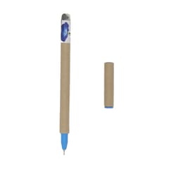 The Green Chapter Blue Ball Pens Set Of 10  Black Canvas Case Gift Set