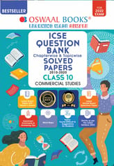 Oswaal ICSE Question Bank Class 10 Commercial Studies Book Chapterwise & Topicwise (For 2022 Exam)