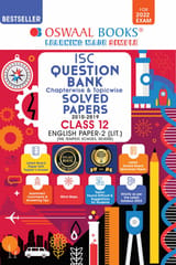 Oswaal ISC Question Bank Class 12 English Paper-2 Literature Book Chapterwise & Topicwise (For 2022 Exam)