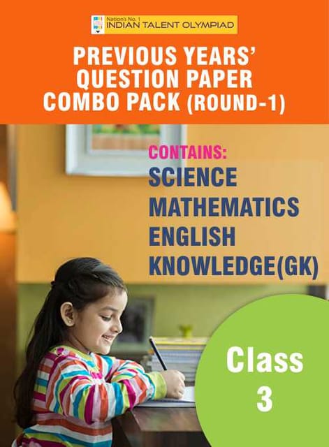 Indian Talent Olympiad_Previous Year Question Paper Combo Pack Set - Class 3 (Round 1)