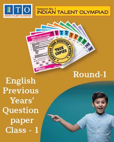 Indian Talent Olympiad _ English International  Olympiad Previous year Question Paper Set- Class 10 (Round 1)