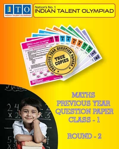 Indian Talent Olympiad _ International Maths Olympiad Previous year Question Paper Set- Class 1 (Round 2)