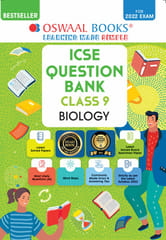 Oswaal ICSE Question Bank Class 9 Biology Book Chapterwise & Topicwise (For 2022 Exam)