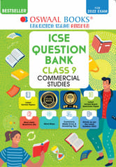 Oswaal ICSE Question Bank Class 9 Commercial Studies Book Chapterwise & Topicwise (For 2022 Exam)