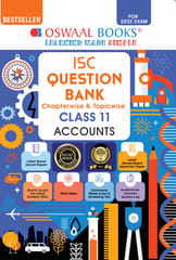 Oswaal ISC Question Bank Class 11 Accounts Book Chapterwise & Topicwise (For 2022 Exam)