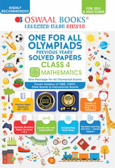 One for All Olympiad Previous Years’ Solved Papers, Class-4 Mathematics Book (For 2022 Exam)