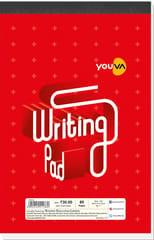 Writing Pad | Single line | Size 14 cm X 21.5cm | 80 Pages | Navneet Youva | Pack of 6