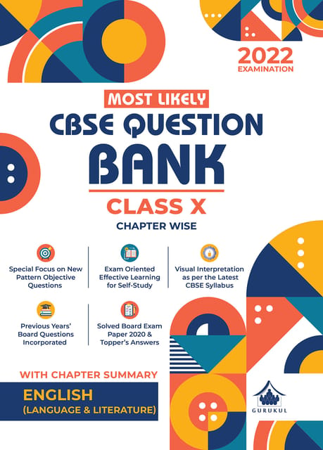 Most Likely Question Bank - English Language & Literature: CBSE Class 10 for 2022 Examination