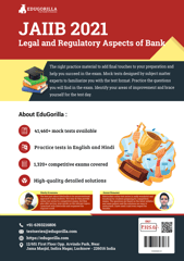JAIIB Paper-III (Legal and Regulatory Aspects of Bank)