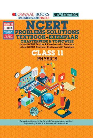 Oswaal NCERT Problems - Solutions (Textbook + Exemplar) Class 11 Physics Book (For 2022 Exam)
