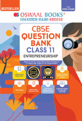 Oswaal CBSE Question Bank Class 11 Entrepreneurship Book Chapterwise & Topicwise (For 2022 Exam)