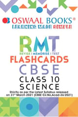 Oswaal CBSE RMT Flashcards Class 10 Science (For 2022 Exam)