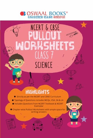 Oswaal NCERT & CBSE Pullout Worksheets Class 7 Science Book (For 2022 Exam)