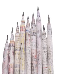 The Green Chapter Newspaper Pencils Eco-Friendly Recycled Newspaper Paper Pencils Pack of 30