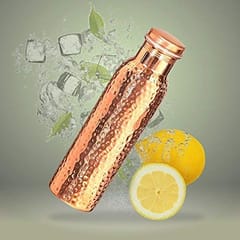 Dr. Vedic Hammered Design Pure Copper Bottle,900 ml