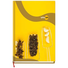 Case Bound | 12.5x17.6 cm | Single Line Notebook | 192 Pages | Navneet Youva | Pack of 2